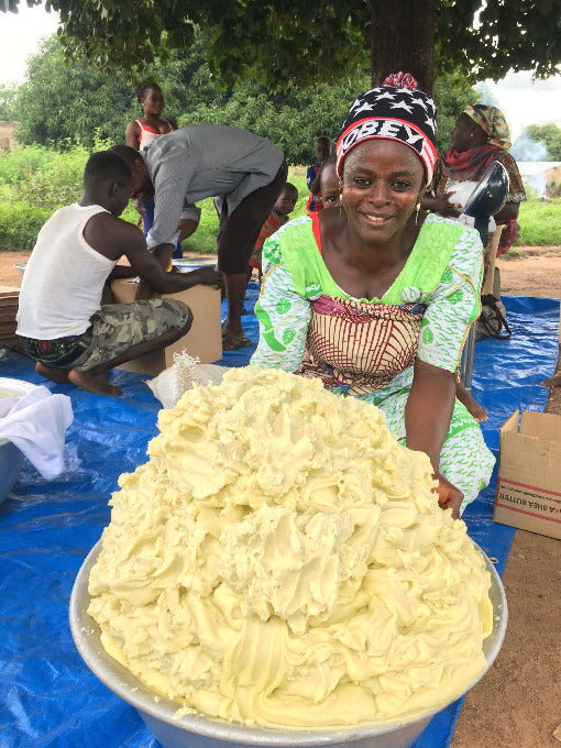 Fresh, handcrafted shea butter